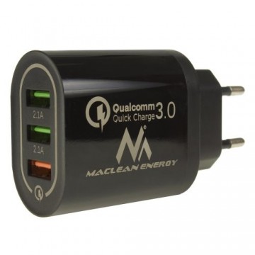 Maclean Energy MCE479B 3xUSB зарядное устройство QC 3.0