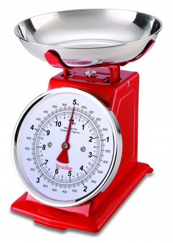 Mechanical kitchen scale TRADITION 500 DUAL RED EX KG Terraillon 14476 image 1