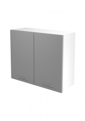 Halmar VENTO G-80/72 top cabinet, color: white / light grey image 1