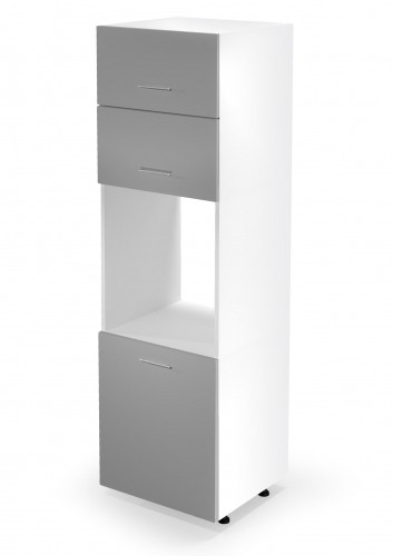 Halmar VENTO DP-60/214 high cargo cabinet, color: white / light grey image 1