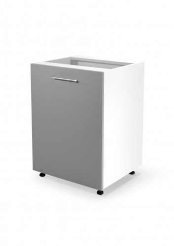 Halmar VENTO DK-60/82 sink cabinet, color: white / light grey image 1