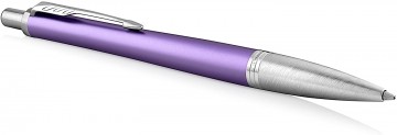 Lodīšu pildspalva Parker Urban Premium BALLPOINT Violet Metal (zils pildījums)