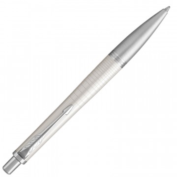 Lodīšu pildspalva Parker Urban Premium BALLPOINT Pearl Metal (zils pildījums)