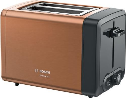 Bosch TAT4P429 toaster 2 slice(s) 970 W Black, Brown image 1