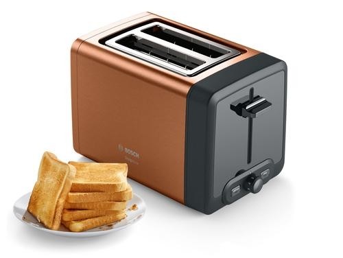 Bosch TAT4P429 toaster 2 slice(s) 970 W Black, Brown image 2