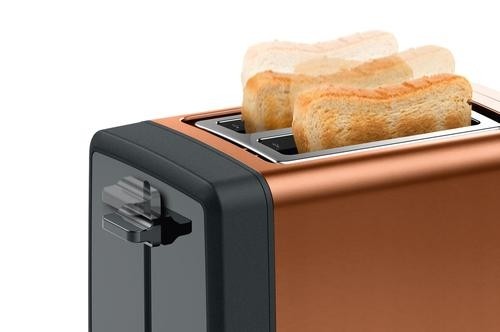 Bosch TAT4P429 toaster 2 slice(s) 970 W Black, Brown image 3