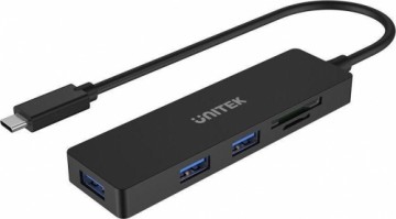 UNITEK H1108B interface hub USB 3.2 Gen 1 (3.1 Gen 1) Type-C 5000 Mbit/s Black
