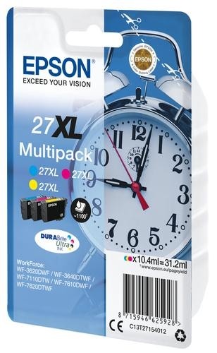 Epson Multipack 3-colour 27XL DURABrite Ultra Ink image 2