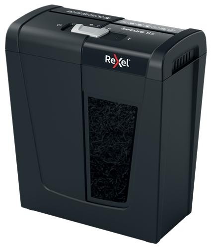 Rexel Secure S5 paper shredder Strip shredding 70 dB Black image 2