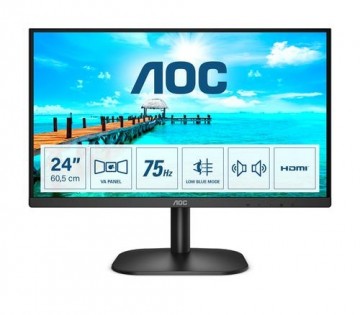 AOC Basic-line 24B2XDAM LED display 60.5 cm (23.8&quot;) 1920 x 1080 pixels Full HD Black