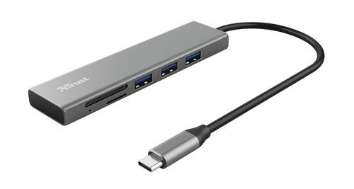 Trust Halyx USB 3.2 Gen 1 (3.1 Gen 1) Type-C 104 Mbit/s Aluminium image 1