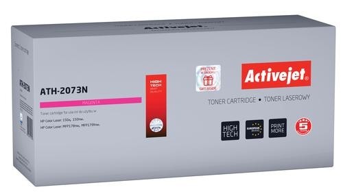 Activejet ATH-2073N toner for HP printers, HP 117A 2073A compatible; supreme; 700 pages; magenta. image 1