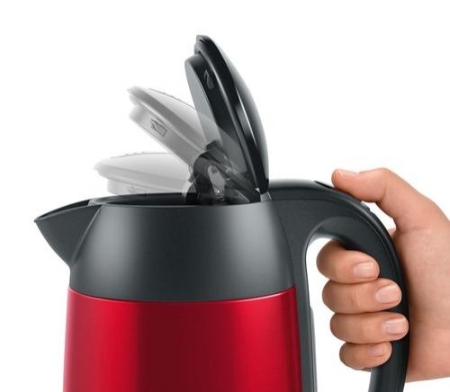 Bosch TWK3P424 electric kettle 1.7 L 2400 W Grey, Red image 5