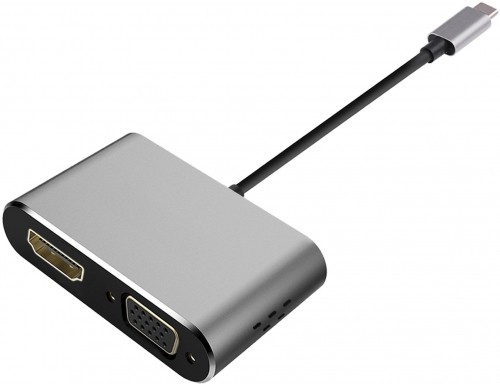 Platinet adapter USB-C - HDMI/VGA (45224) image 1