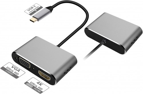 Platinet adapter USB-C - HDMI/VGA (45224) image 5
