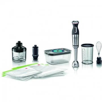 Bosch Blender MaxoMixx MS8CM61V5 Hand Blender, 1000 W, Number of speeds 12, Turbo mode, Chopper, Black/Stainless steel