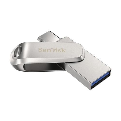 SanDisk Ultra Dual Drive Luxe USB flash drive 256 GB USB Type-A / USB Type-C 3.2 Gen 1 (3.1 Gen 1) Stainless steel image 2