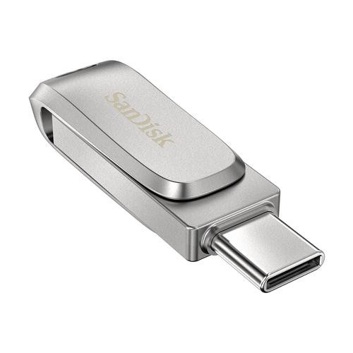 SanDisk Ultra Dual Drive Luxe USB flash drive 256 GB USB Type-A / USB Type-C 3.2 Gen 1 (3.1 Gen 1) Stainless steel image 3