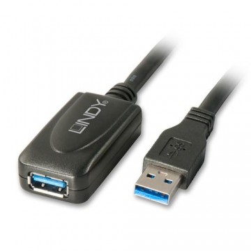 Lindy 5.0m USB 3.0 M/F USB cable 5 m USB 3.2 Gen 1 (3.1 Gen 1) USB A Black