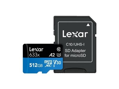 Lexar 633x memory card 512 GB MicroSDXC UHS-I Class 10 image 3