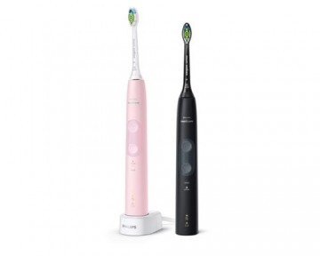 Philips 4500 series HX6830/35 electric toothbrush Adult Sonic toothbrush Grey, Pink