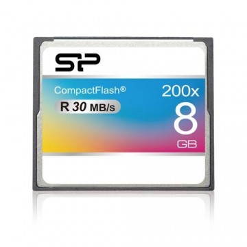 Silicon Power SP008GBCFC200V10 memory card 8 GB CompactFlash