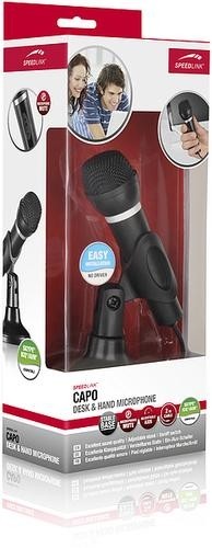 SPEEDLINK CAPO Black Karaoke microphone image 3