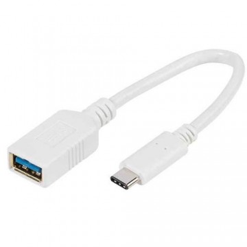 Vivanco USB 3.0 C-A F-M 0.1m USB cable USB 3.2 Gen 1 (3.1 Gen 1) USB C USB A White