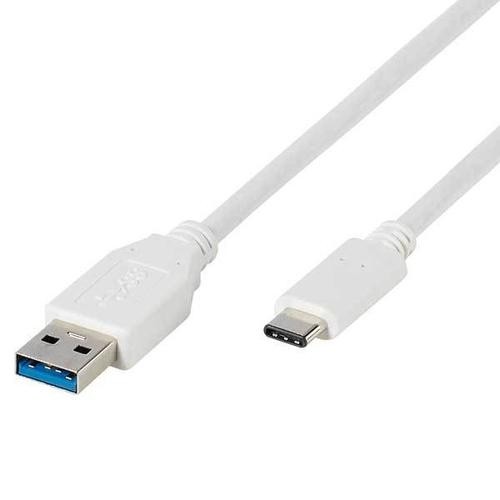 Vivanco 45273 USB cable 1 m USB 3.2 Gen 1 (3.1 Gen 1) USB C USB A White image 1