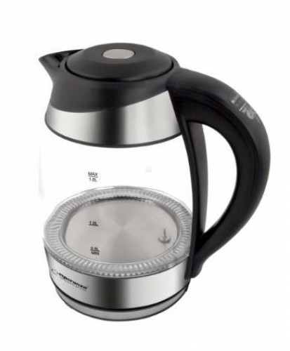 Esperanza EKK026 electric kettle 1.7 L 2200 W Black, Transparent image 2