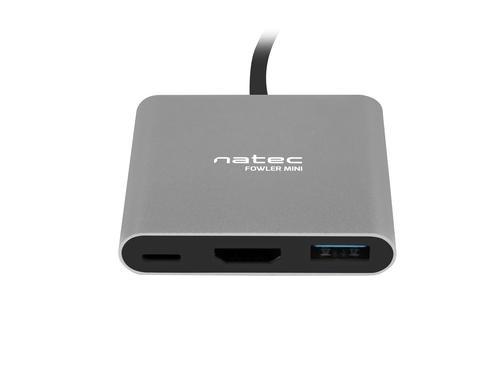 NATEC Fowler Mini USB 2.0 Type-C 5000 Mbit/s Grey image 2