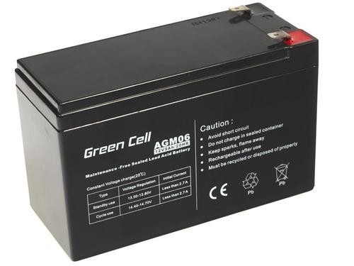 Green Cell AGM06 UPS battery Sealed Lead Acid (VRLA) 12 V 9 Ah image 1