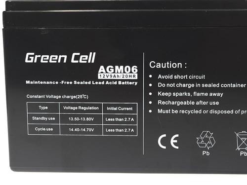 Green Cell AGM06 UPS battery Sealed Lead Acid (VRLA) 12 V 9 Ah image 2