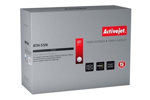 Activejet ATH-55N laser toner cartridge for HP (HP 55A CE255A compatible, new) image 1