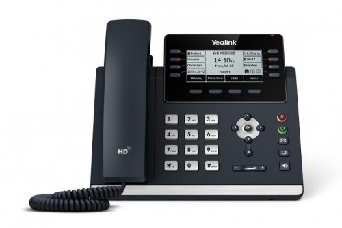 Yealink SIP-T43U SIP telefon, PoE, 3,7&#039;&#039; 360x160 LCD, 21 prog.tl.,2xUSB, GigE image 1