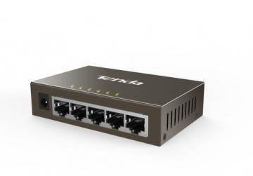 Tenda TEG1005D network switch Gigabit Ethernet (10/100/1000) Grey