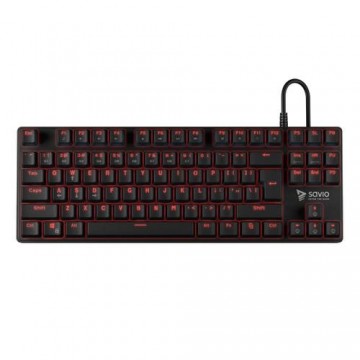 Savio Tempest RX keyboard USB QWERTY English Black