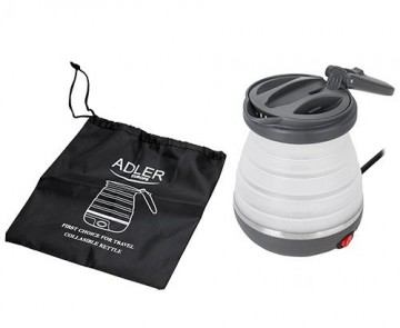 Adler AD 1279 electric kettle 0.6 L 750 W Black, White