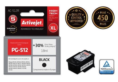 Activejet ink for Canon PG-512 image 1