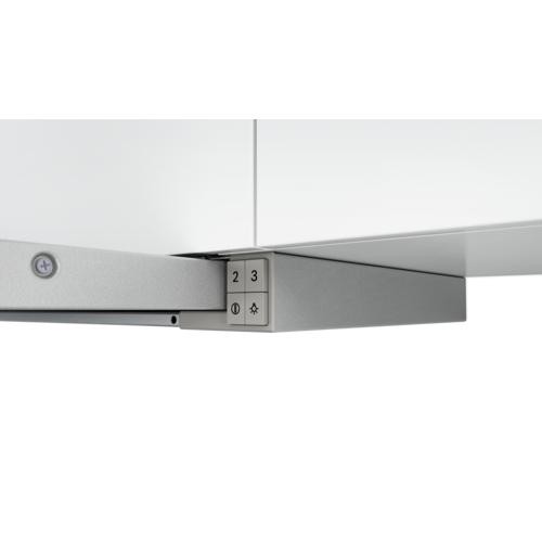 Bosch Serie 4 DFT63AC50 cooker hood Semi built-in (pull out) Silver 360 m³/h D image 2