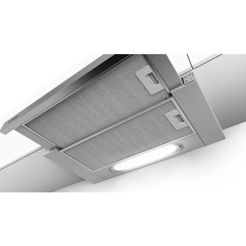 Bosch Serie 4 DFT63AC50 cooker hood Semi built-in (pull out) Silver 360 m³/h D image 3