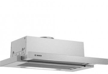 Bosch Serie 4 DFT63AC50 cooker hood Semi built-in (pull out) Silver 360 m³/h D