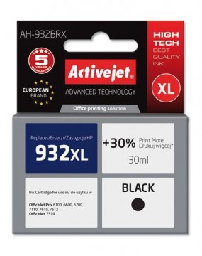 Activejet ink for Hewlett Packard No.932XL CN053AE