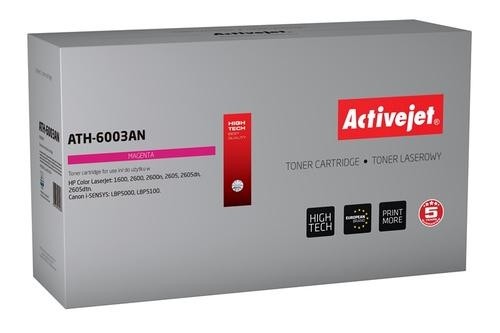 Activejet ATH-6003AN toner for HP Q6003A. Canon CRG-707M image 1