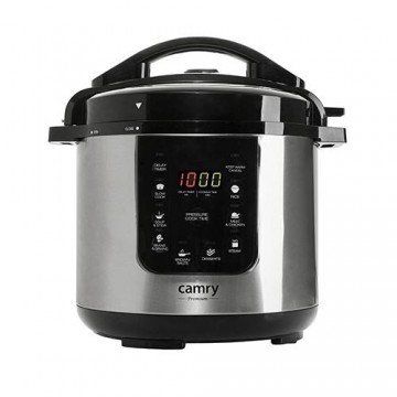 Camry CR 6409 multi cooker 6 L 1000 W Black, Stainless steel