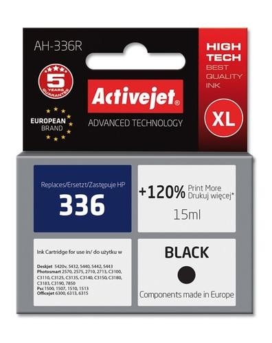 Activejet ink for Hewlett Packard No.336 C9362EE image 2