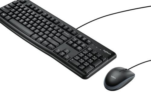 Logitech Desktop MK120 keyboard USB QWERTY US International Black image 2
