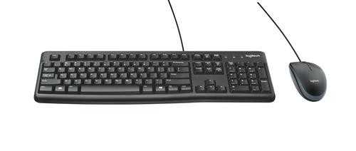 Logitech Desktop MK120 keyboard USB QWERTY US International Black image 3