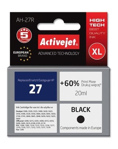 Activejet ink for Hewlett Packard No.27 C8727A image 2