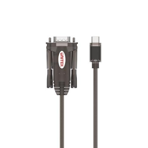 UNITEK Y-1105K cable gender changer USB C RS232 Black image 3